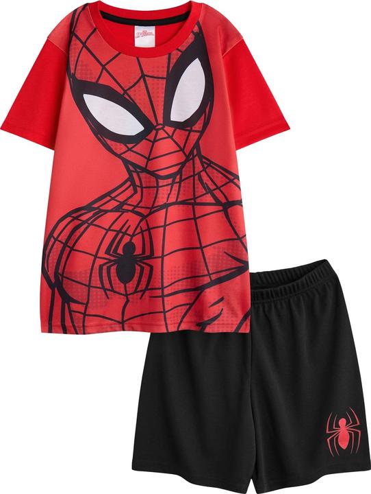 Actual product image Spiderman Boys Face Short Pyjama Set (128)