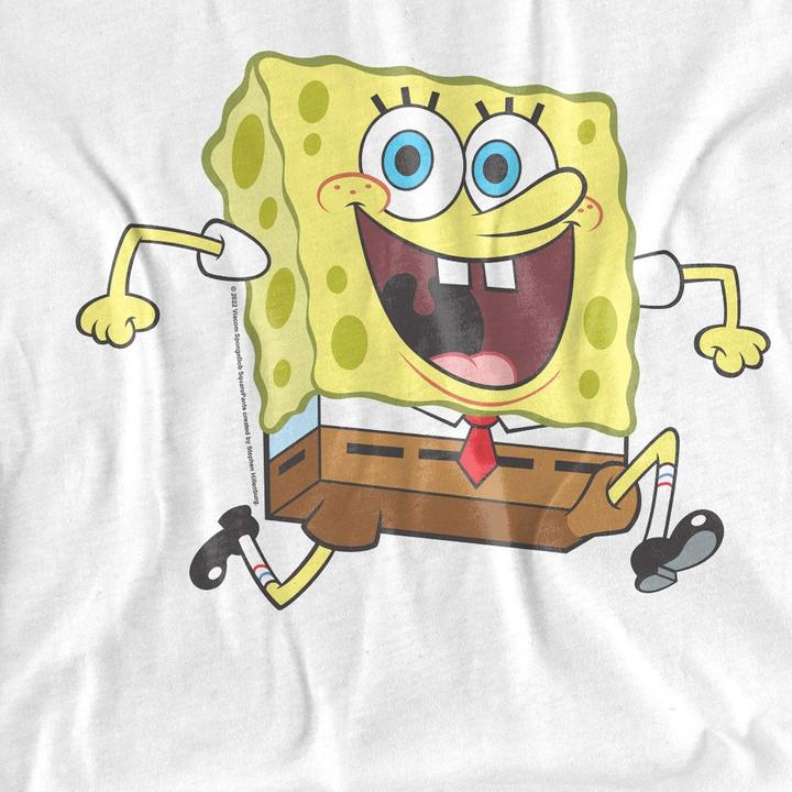 Immagine prodotto Spongebob Squarepants Happy Running Maglietta Uomo (M)