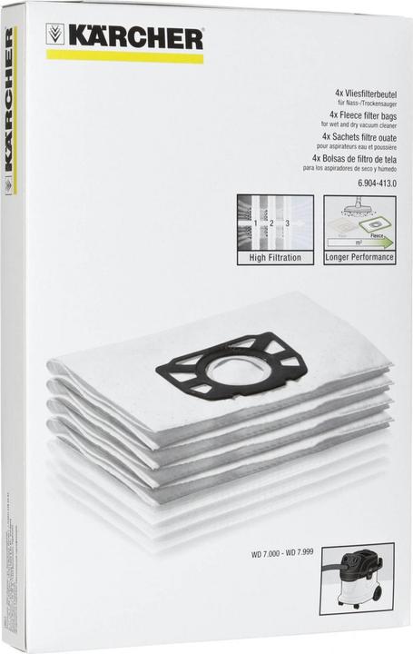Actual product image Kärcher Fleece filter bags