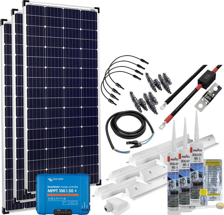 Produktbild Offgridtec mPremium+ XXL 400W - 600W 12V MPPT Caravan Solaranlage (400 W)
