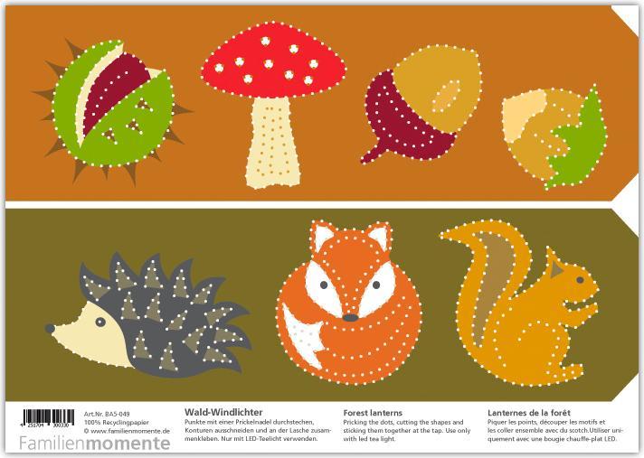 Produktbild Familienmomente Prickelvorlagen-Set "Herbstzauber"