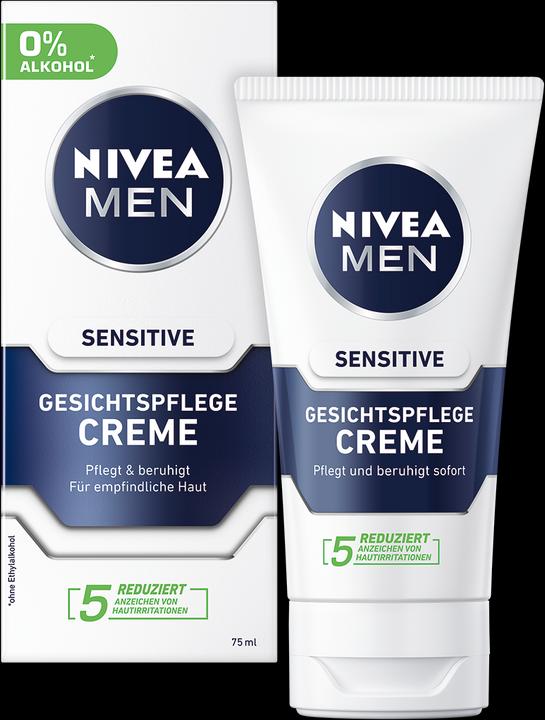 Immagine prodotto Nivea Men Per gli uomini sensibili (75 ml, Crema da giorno)