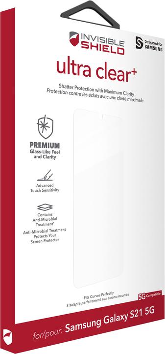 Produktbild InvisibleShield Ultra Clear+ (1 Stück, Samsung Galaxy S21+)