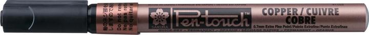 Sakura Lackmarker Pen-Touch 0.7 mm, extrafein, Kupfer (Kupfer, Schwarz, 0.70 mm, 1 x)