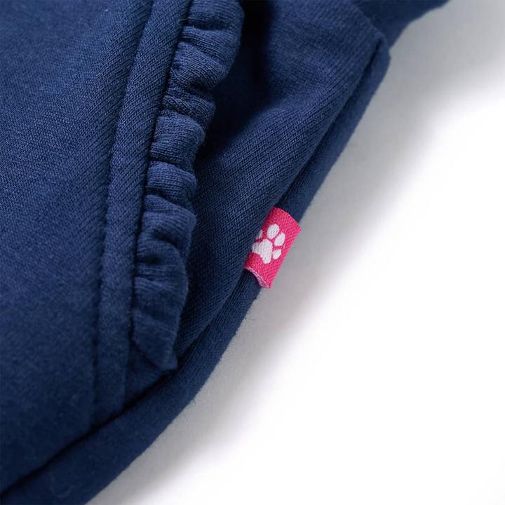 Produktbild VidaXL Kinderhose mit Kordelzug Marineblau 128,Material: 95 (128)