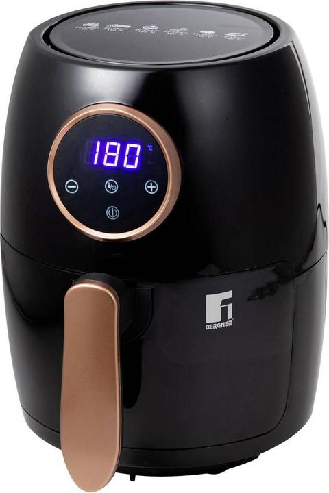Produktbild Bergner Heissluft-Fritteuse 1000W Antihaftbeschichtung, Überhitzungsschutz, mit Display, Timerfunkt