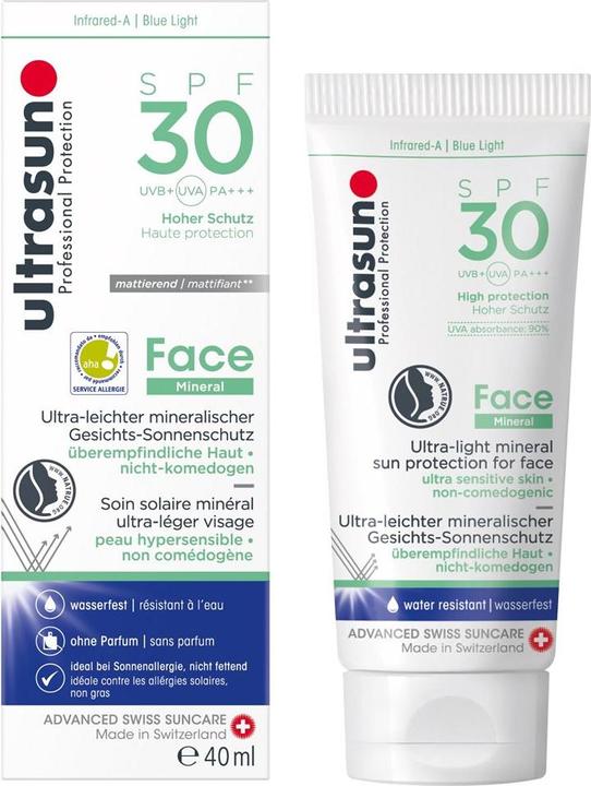 Produktbild Ultrasun Face Mineral SPF30 (Sonnencreme, SPF 30, 40 ml, 70 g)