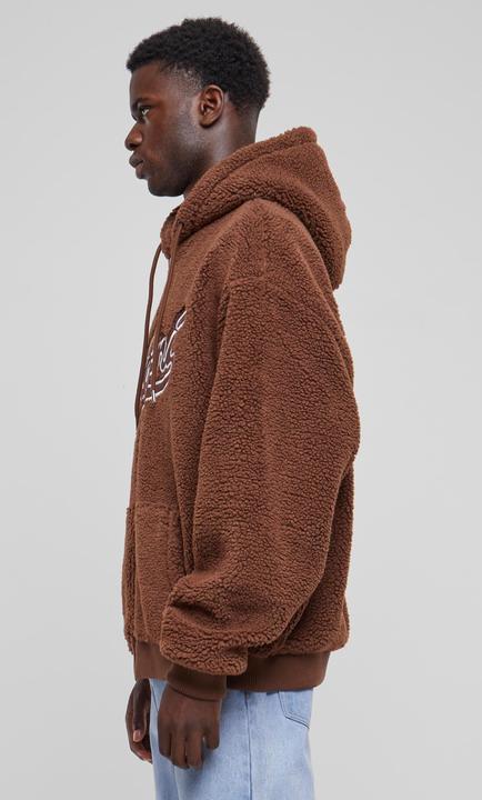 Image du produit Karl Kani KM233-019-1 KK Varsity Teddy Hoodie Full Zip - 111345 (XS)