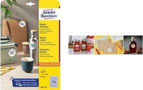 Image du produit Avery Étiquettes rondes