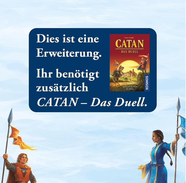 Actual product image Kosmos Catan- Expansion for the Duel- Dark & Golden Times (German)