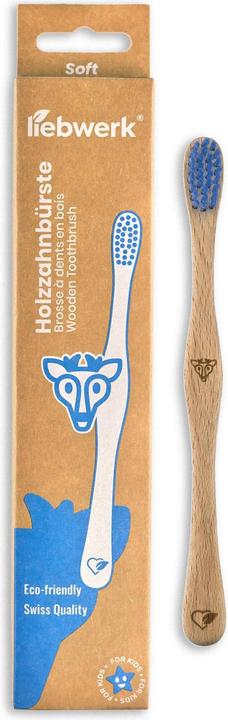 Liebwerk Holzzahnbürste Kids Deer (Weich, 1 x)