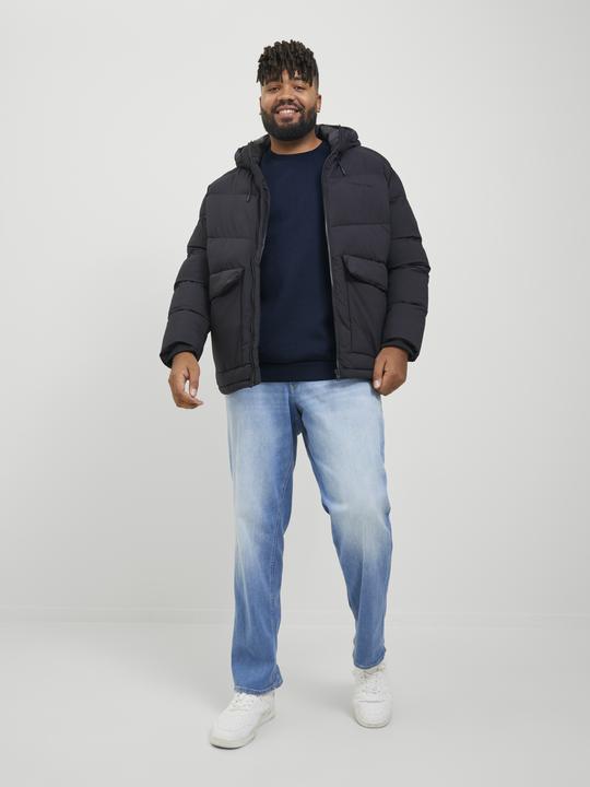 Produktbild Jack & Jones Plus Size Einfarbig Sweatshirt mit Rundhals Sweatshirt mit Rundhals (XXL)