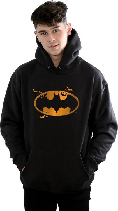 Actual product image Mens Batman Halloween Logo Hoodie (XXL)