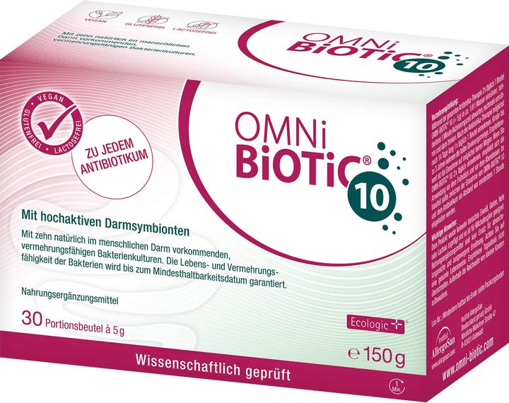 Actual product image AllergoSan Omnibiotic (30 Piece, Beutel, 150 g)