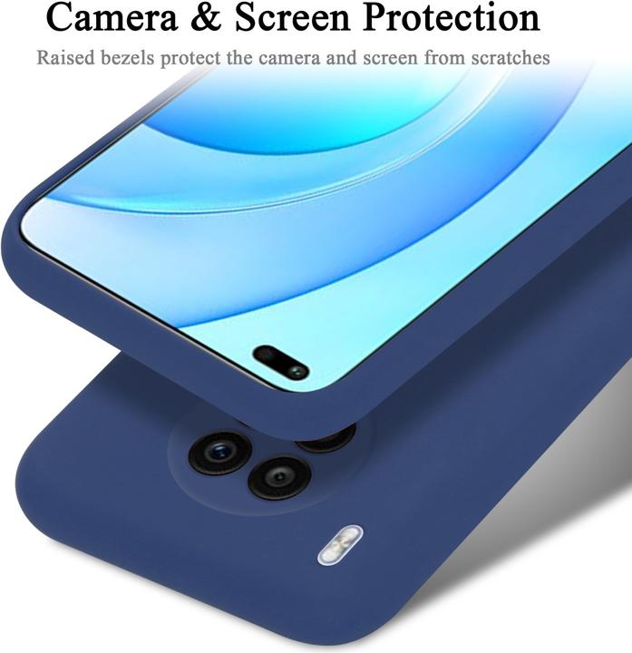 Actual product image Cadorabo TPU Liquid Silicone Case Cover for Honor 50 LITE (Honor 50 Lite)