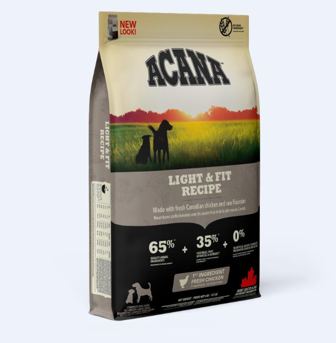 Produktbild Acana Light und Fit (Adult, 1 Stk., 11400 g)