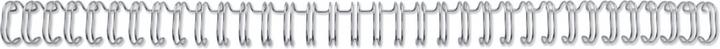 Produktbild GBC WireBind Metallspiralen 2:1, Nr. 14, A4, silber (200)