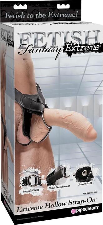 Actual product image Pipedream Extreme Hollow Strap-On Skin