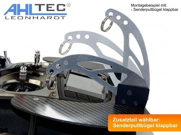 Immagine prodotto AHLtec Console del trasmettitore Jeti DS-12 Carbon con staffa standard per console del trasmettitore