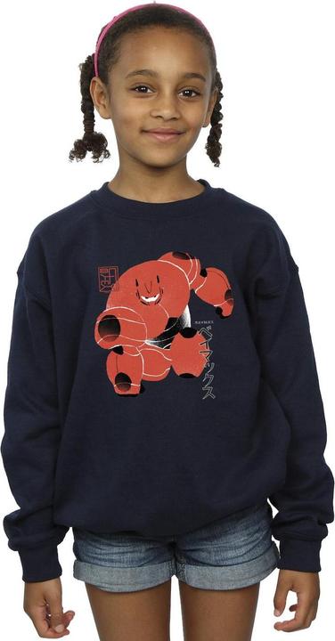 Actual product image Disney Girls Big Hero 6 Baymax Suite Pose Sweatshirt (152, 158)