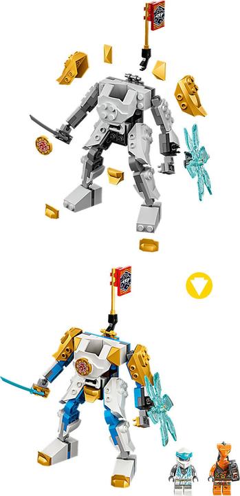 Produktbild LEGO Zanes Power-Up-Mech EVO (71761, LEGO Ninjago)
