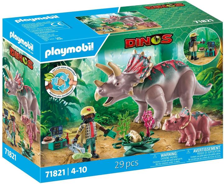 Image du produit Playmobil Triceratops avec son petit (71821, Dinosaures Playmobil)