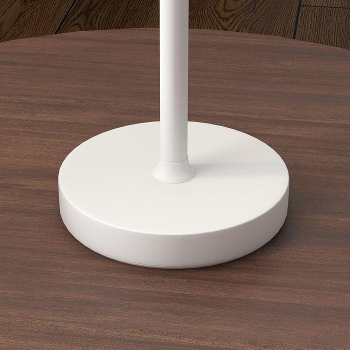 Image du produit Swisshandel24 Tischlampe Aufladbar, USB, 3 Lichtfarben, Metall, Weiss (350 lm)