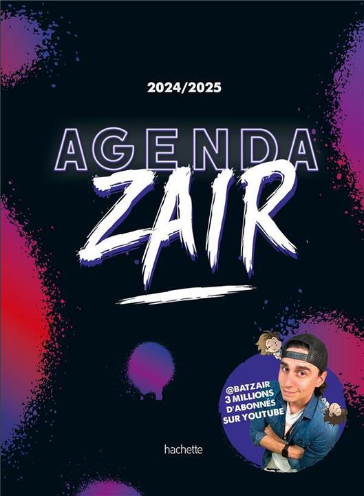 Produktbild Zair : agenda 2024-2025 (Harter Einband, Französisch)