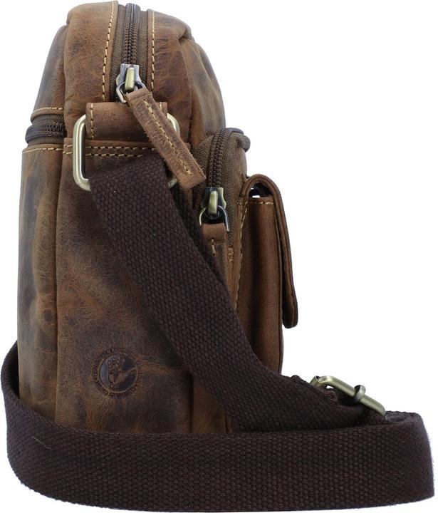Actual product image Greenburry Vintage shoulder bag leather 18 cm