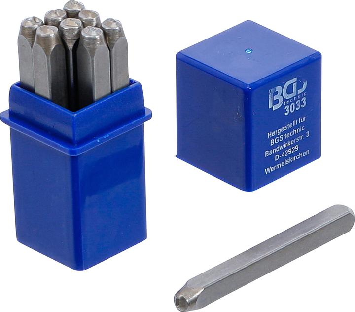Immagine prodotto BGS Set di punzoni numerici 3 mm