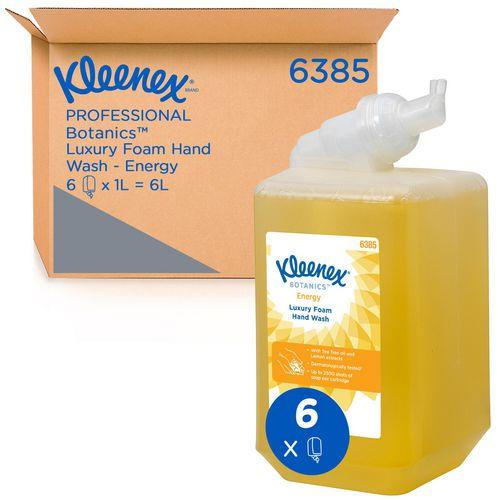 Kleenex Schuimzeep 6385 Botanics Schuim Tea Tree Olie en Citroenextract Geel (Vloeibare zeep, 1000 ml)