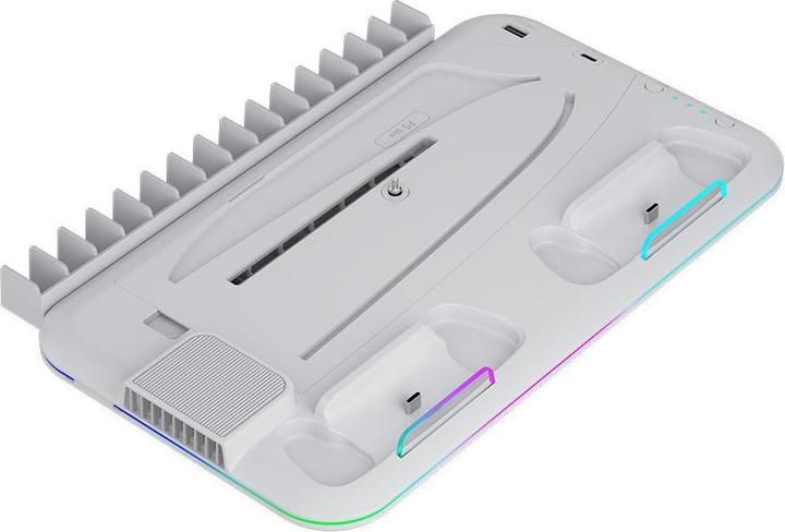 Image du produit Canyon CS-51 - Support multifonctionnel pour PS5 Slim - avec refroidissement - charge 2 x gamepad - noir (Playstation Classic)