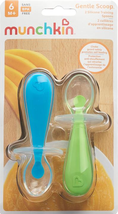 Munchkin Cuillère d'entraînement en silicone Gent Scoop (2 pcs)