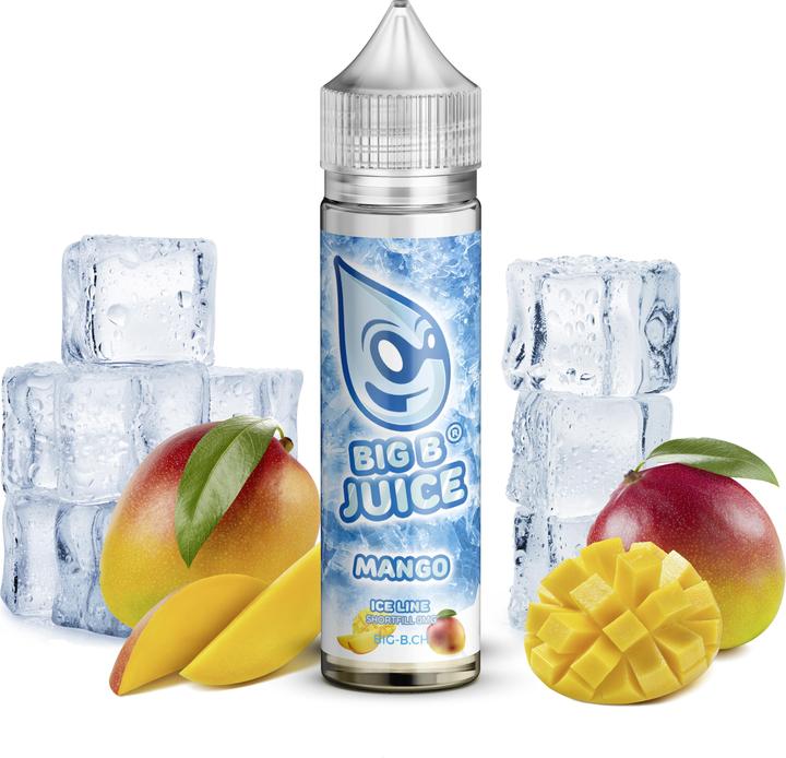 Big B Juice E-Liquid ICE Line, Mango 50ml 'Shortfill (Fragola)