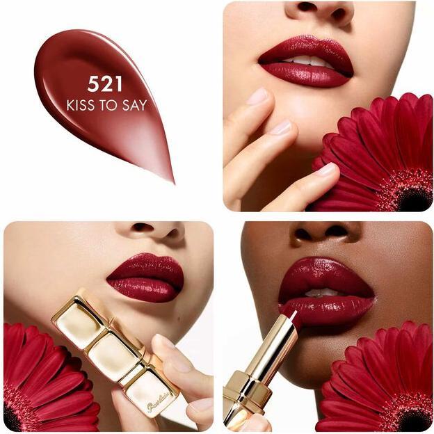 Actual product image Guerlain KissKiss Shine Bloom No 521 (521)