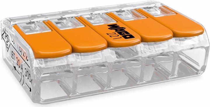 Produktbild Wago Verbindungsklemme COMPACT 5-fach