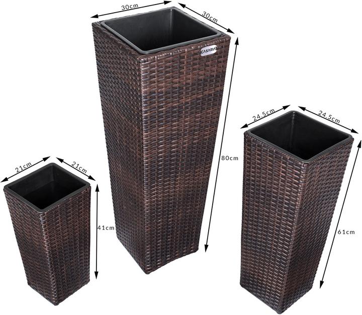 Actual product image Casaria Flowerpot (30 cm)