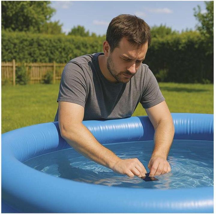 Immagine prodotto Emos Nastro di riparazione per piscine, 1 m x 100 mm, nero (100 mm)