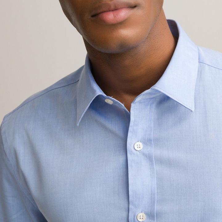 Actual product image La Redoute Collections Slim Fit Shirt with French Collar (XL)