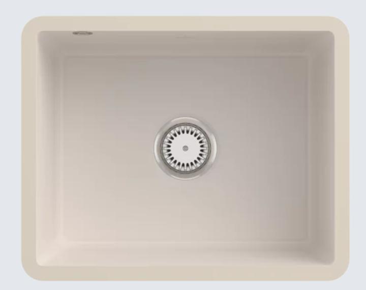 Produktbild Villeroy & Boch V&B Unterbauspüle SUBWAY 60 SU 545x440mm Handbet. crema (Unterbauspüle, 44 cm, 54.50 cm)