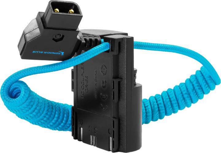 Actual product image Kondor Blue D-Tap to Canon LPE6 NH Dummy Battery Cable ()