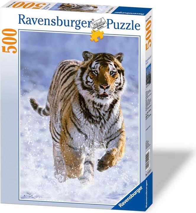 Produktbild Ravensburger Puzzle 500 Teile Tiger Im Schnee (500 Teile)