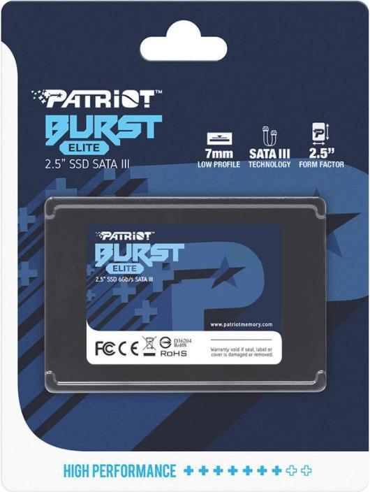 Produktbild Patriot Burst Elite - 960 GB SSD - intern - 2.5" (6.4 cm) (960 GB, 2.5")