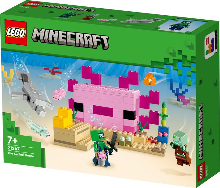 Actual product image LEGO The Axolotl House (21247, LEGO Minecraft)