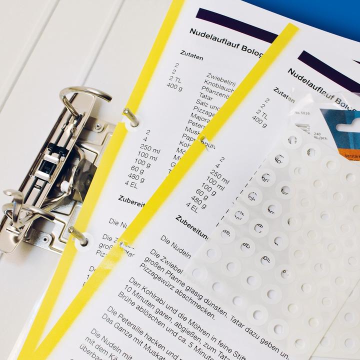 Actual product image Herma Verstärkungsringe