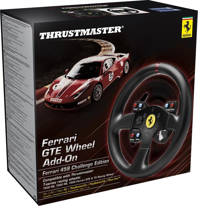 Immagine prodotto Thrustmaster AddOn Ferrari 458 GTE (Xbox Series X, Xbox One S, Xbox Serie S, PS3, PS4, Xbox One X, PC)