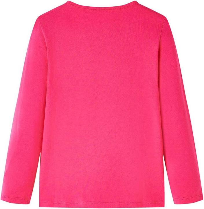 Produktbild VidaXL Kinder-Langarmshirt Knallrosa 140,Material: 95 % Baumwolle (140)