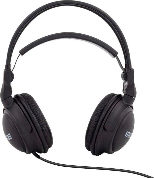 Actual product image Maxell Headphones with Volume Control, 60 Ohm, 3,5mm, 2,5m Cable, Grey (ANC, Cable)