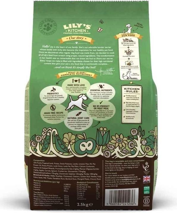 Immagine prodotto Lily's Kitchen Agnello (Adulto, 1 pz., 2500 g)