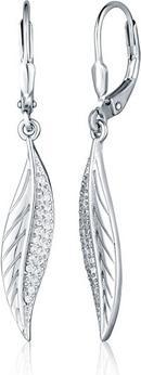 JVD - Charming leaves dangle earrings with zircons SVLE2563XJ6BI00